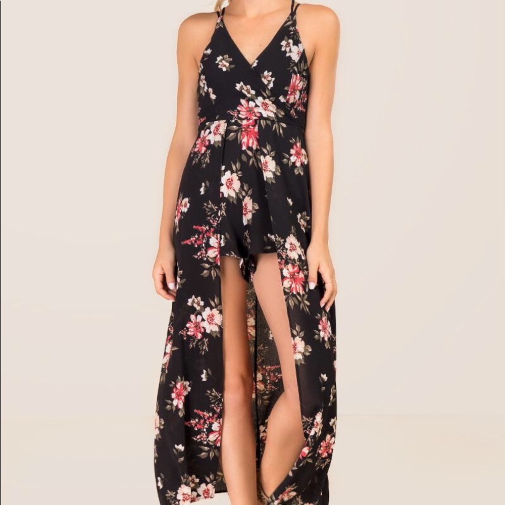 Floral Maxi Romper